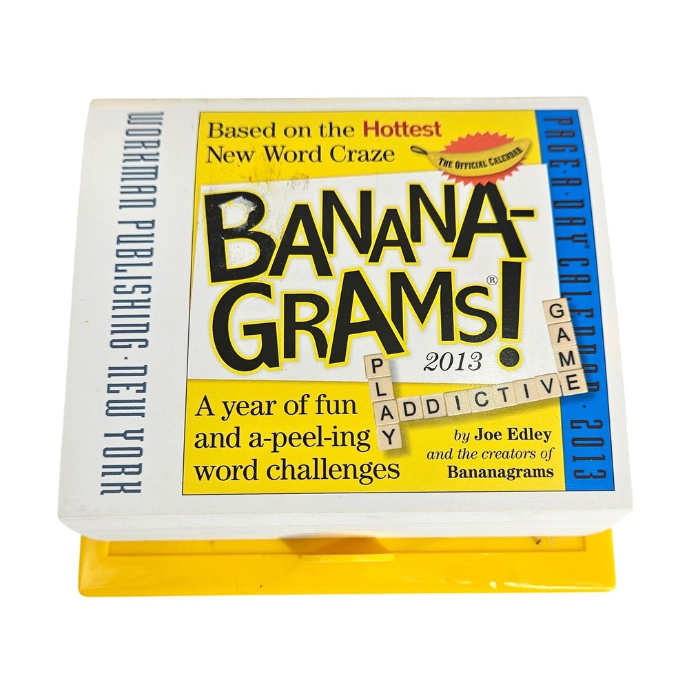 Bananagrams 2013 Page-A-Day Calendar Word Game Puzzles Workman Publishing